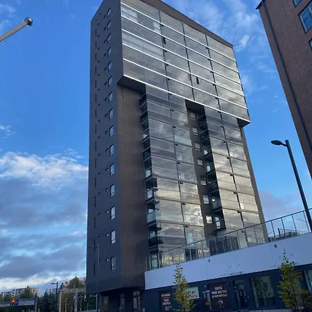 New Sky High Lr, 1br, 1ba, Sauna, Gbalcony, 45m2, 12krs Lägenhet Uleåborg