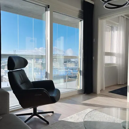Lägenhet New Sky High Lr, 1br, 1ba, Sauna, Gbalcony, 45m2, 12krs *